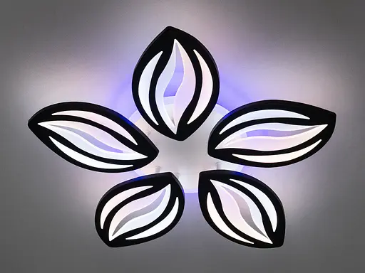 Світлодіодна люстра з димером та led підсвічуванням, 75W - фото 2