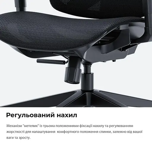 Ігрове крісло Anda Seat X-Air Mega Size XL Mesh Gray Twilight (AD-WY-01-GGSP) - фото 6