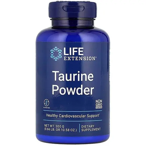 Таурін у порошку Life Extension Taurine Powder, 300 грам - фото 1