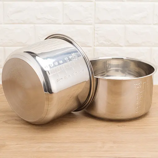 Чаша из нержавейки на мультиварку PANASONIC SR-TMH18, SR-TMH181, SR-TMJ181, SR-TMH182, SR-TMZ550, (ARE50T9341) - фото 3