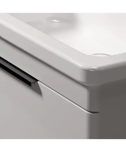 Тумба Мойдодир Freya 60 з умивальником Ipek 60 Білий - фото 5