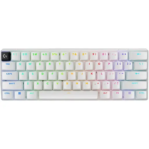 Клавіатура Logitech G PRO X 60 TKL GX Optical Tactile Wireless White (920-011930) - фото 1