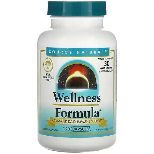 Натуральная добавка Source Naturals Wellness Formula, 120 капсул