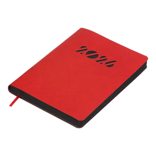 Щоденник датований Buromax Invisible 2026 A5 штучна шкіра червоний (BM.21154-05) - фото 3