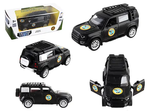 Автомодель серії Шеврони Героїв LAND ROVER DEFENDER 110, ГУР МО