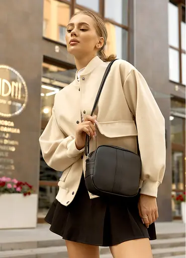 Сумка кроссбоди Sambag Bale SQS черный 20 х 20 х 8 см (50223001) - фото 1