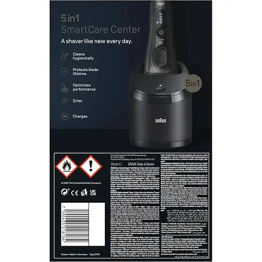 Электробритва Braun Series 8 Smart Electric Shaver 8560cc водонепроницаемая аккумуляторная для мужчины - фото 5