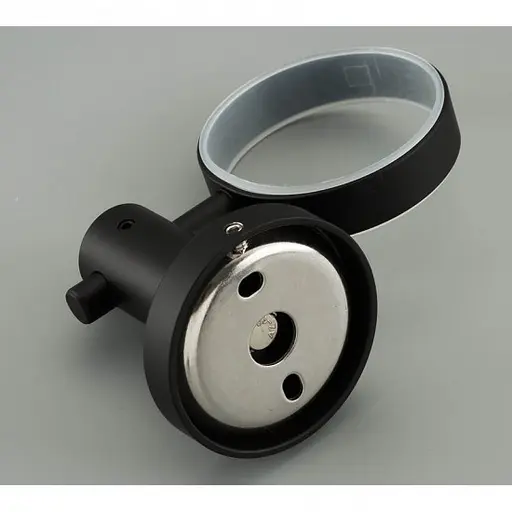 Склянка з тримачем Frap скло чорний/нержавіюча сталь F30206 1/40 чорний матовий - фото 3