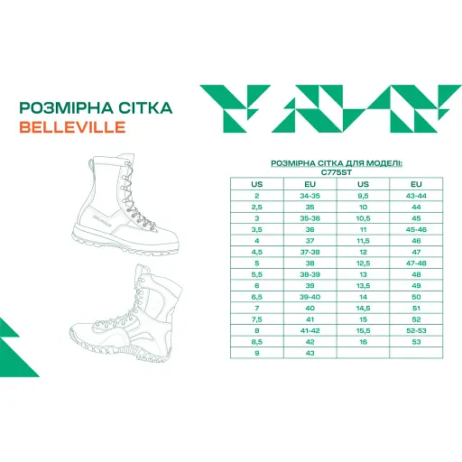Черевики Belleville C775ST 12 - фото 10