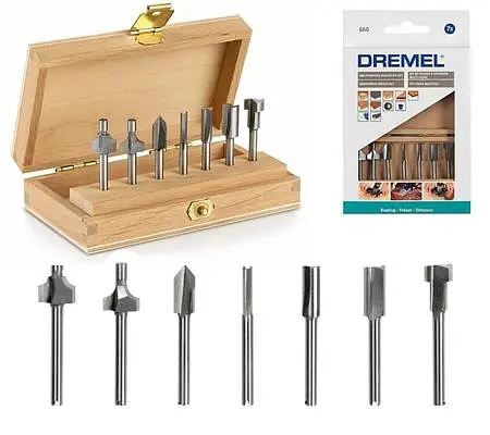 Набір фрез Dremel 660 кейс 7 шт. (2.615.066.0JA) - фото 2