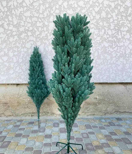 Штучна пухнаста ялинка Преміум (висота 3.20 м) лита (Блакитна) - фото 6