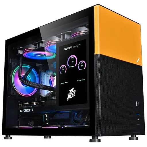 Корпус 1stPlayer Mi6-EV Black без БЖ (Mi6-EV-BK) Без БП - фото 1