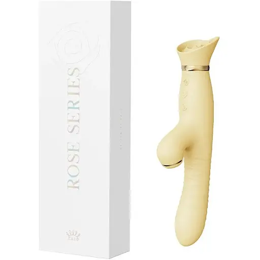 Пульсатор-вибратор с вакуумной стимуляцией клитора Zalo - ROSE Thruster Lemon Yellow - фото 9