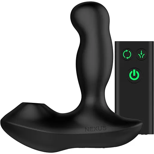 Масажер простати Nexus Revo Air з вакуумним стимулятором промежини та обертовою головкою