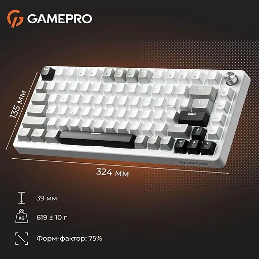 Клавіатура GamePro Genesis Silverlight MK126 (MK126) - фото 10