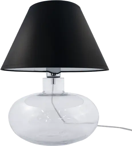 Настільна лампа Zuma Line MERSIN TRANSPARENT 5513BK - фото 1