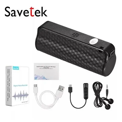 Міні диктофон Savetek 1000 (GS-R59N) 8 Гб пам'яті, з великим часом роботи до 600 годин, VOR, магніт (100328) - фото 7