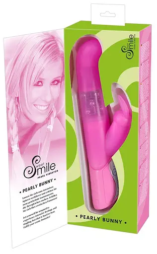Вибратор-кролик Sweet Smile Pearl Bunny 26 см розовый - фото 10