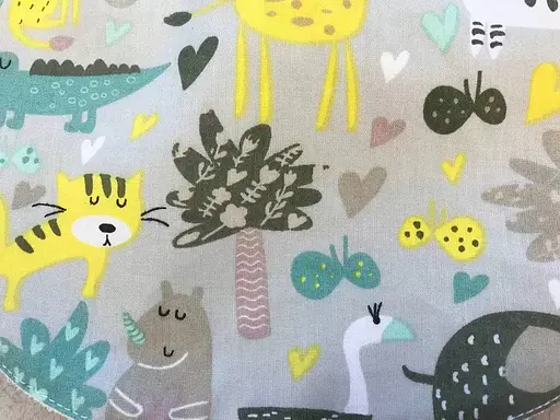 Непромокаемый слюнявчик Moontime "Зоопарк" - фото 2