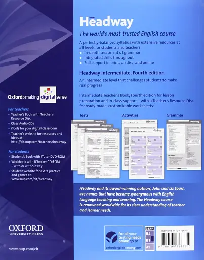 New Headway Intermediate. Teacher's book + Resource Disc - фото 2