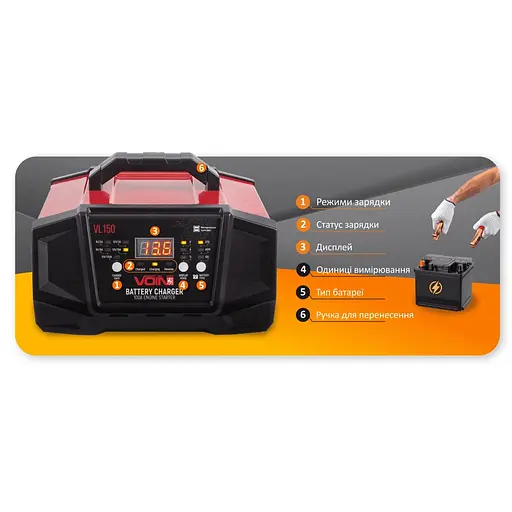 Пускозарядное устройство Voin (VL-150) - фото 6