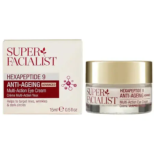 Крем вокруг глаз Super Facialist Hexapeptide 9 Anti-Ageing Adv Multi Action 15 мл - фото 1