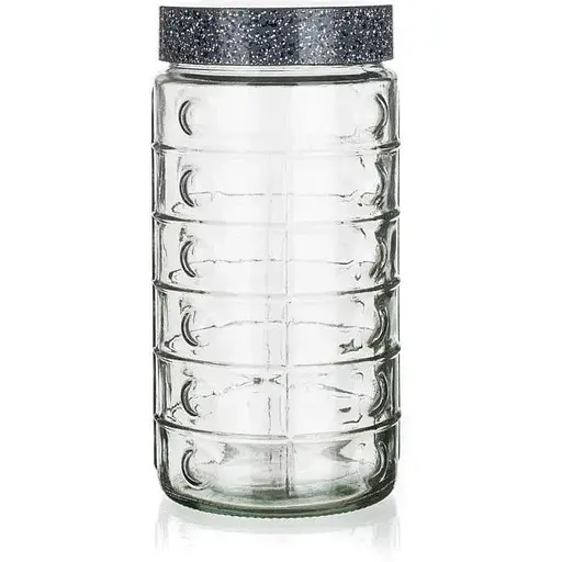 Скляна банка для сипучих продуктів GRANITE 1700ml