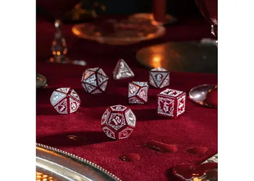Набір кубиків Bloodsucker Dice Set: Scarlet , 7 шт. (SBSU02) - фото 3