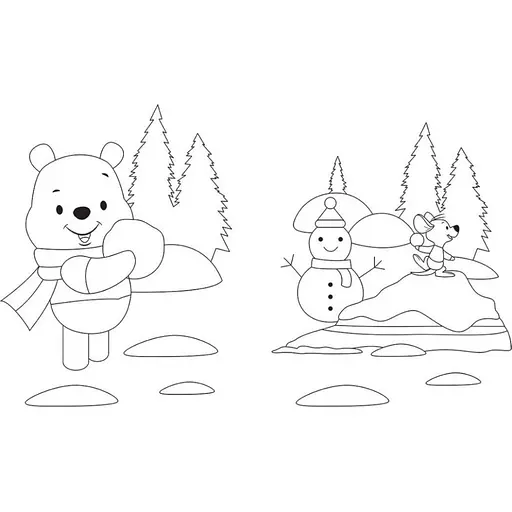 Раскраска "Игра с цветом. Винни Пух" Ранок 1426004 Disney Малыш, 12 страниц - фото 2