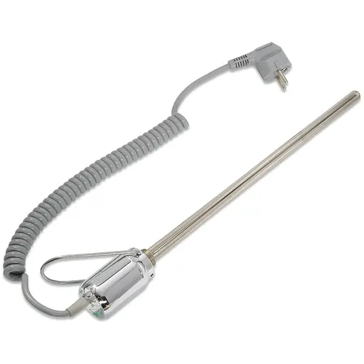 Электронагреватель ТЭН Cini для полотенцесушителя хром 600W 71401044 - фото 1