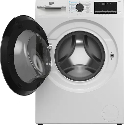 Стирально-сушильная машина Beko фронтальная 9(6)кг 1400 D 60 см дисплей белый - фото 3
