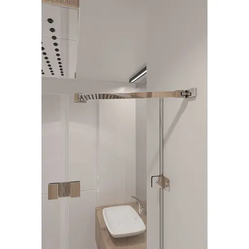 Душевая кабина Qtap Capricorn CRM1011SC6 Clear, прозрачный, хром - фото 5