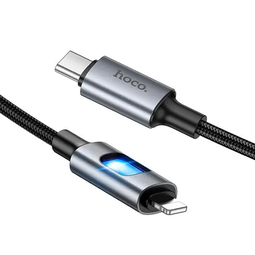 Кабель Hoco Type-C для Lightning New PD charging data cable U144 1.2 м 27W - фото 3