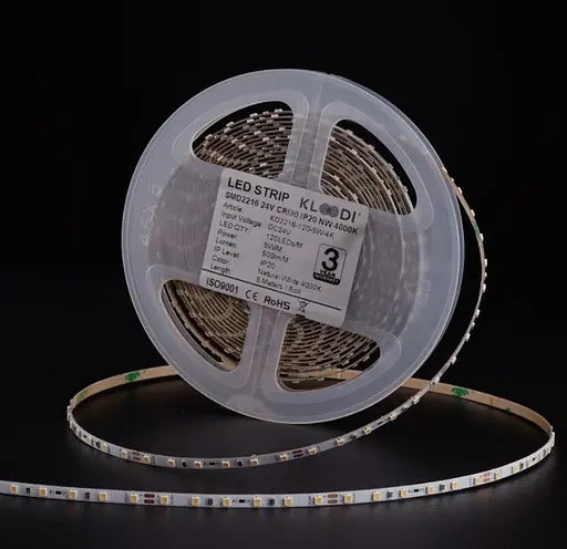 LED Стрічка 5W 120LED 4000K 500LM IP20 24V KLOODI KD2216-120-5W-4К-24V - фото 1