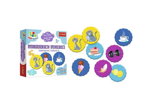 Настільна гра Trefl АБВГДейка. Протилежності (02158) - фото 3