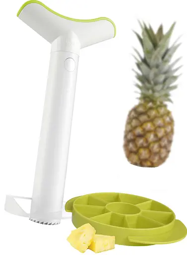 Нож для ананасов Tomorrow's Kitchen Pineapple Slicer & Wedger J-Hook 22 см - фото 2