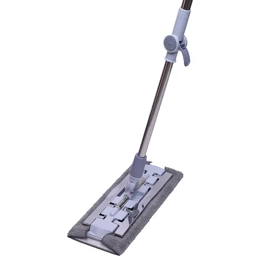 Плоска швабра для миття підлоги Household HP-35015-35Y зі змінними серветками 130 см Жовтий - фото 6
