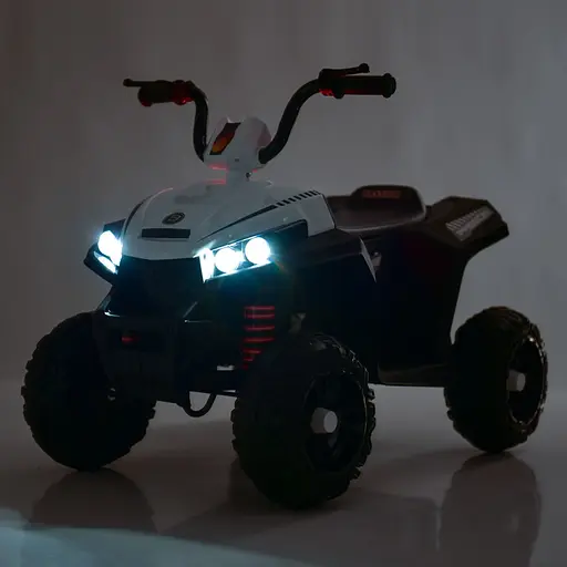 Електромобіль дитячий Bambi Квадроцикл M 4131EL-1 зі звуком і світлом Білий - фото 7