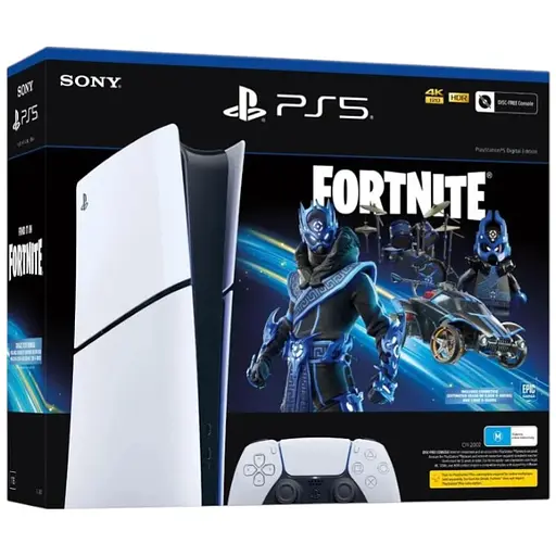 Ігрова приставка Sony PlayStation 5 Slim Digital Edition 1TB Fortnite Cobalt Star Bundle стаціонарна (1000045170)