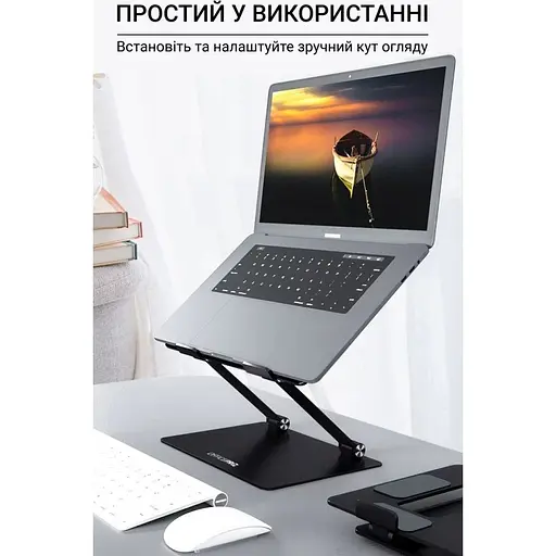 Подставка для ноутбука OfficePro LS111B Black (144442) - фото 7