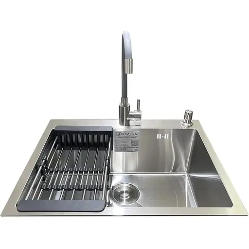 Комплект мойка + смеситель Romzha Arta U-550S Max (С) - фото 2