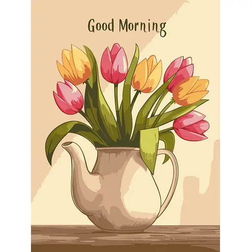 Картина за номерами Art Craft Тюльпанове пробудження 30х40 см (13171-AC) - фото 2