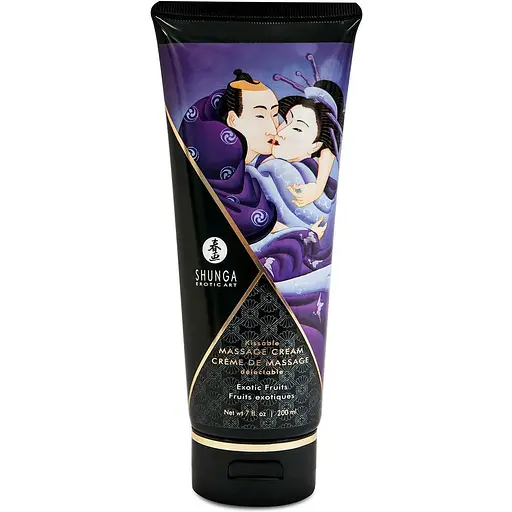 Съедобный массажный крем Shunga Kissable Massage Cream - Exotic Fruits (200 мл)
