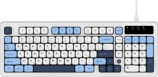 Клавіатура Ajazz AF98 Glacier Blue (AF98-GB) - фото 1