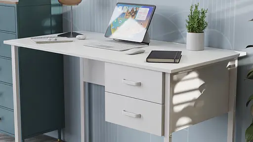 Компьютерный стол Ferrum-decor Таккота 75x120x70 белый ДСП Белый 16мм (FRD-102116) - фото 5