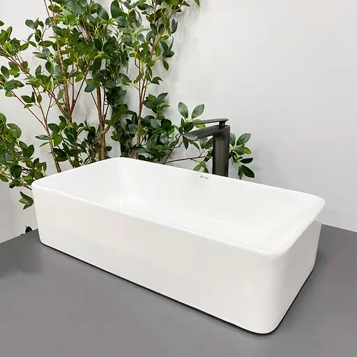 Умивальник VBI Paterno white накладний VBI-012609, Білий - фото 4