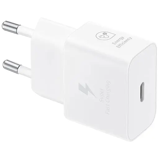 Зарядний пристрій Samsung 25W PD Power Adapter White (w/o cable) (EP-T2510NWE)