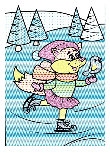 Водні розмальовки. Корова у зимовій казці 9789669479907 - фото 2