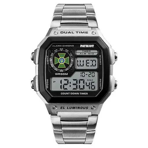 Годинник наручний 011BKDPS ДПС Срібло + Коробка Patriot acs0031022 - фото 2