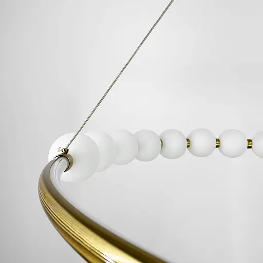 Люстра Nordic Pearl с плафонами-жемчужинами на 3 режима Line F | Ст. SG33 - фото 9